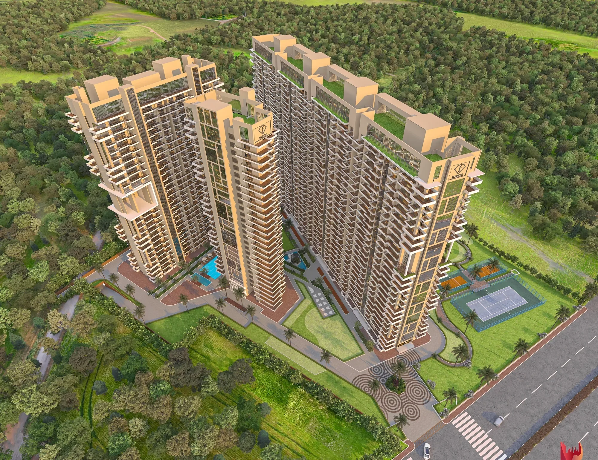 F Towers | Premium 3, 4 & 5 BHK Apartment | Project Near Chandigarh