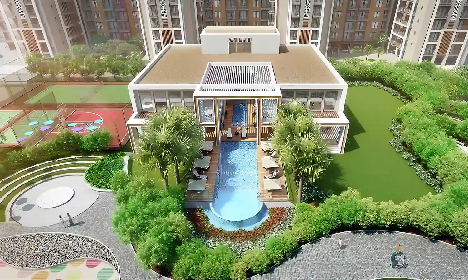 Rishita Manhattan | 4BHK Apartment with Servant Room in 3605 Sq. Ft | Property in Lucknow U.P.