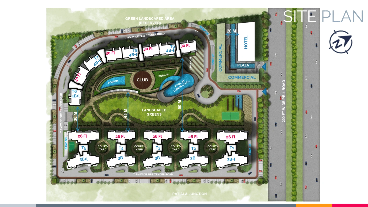 ABS-Vibrance-Site-Plan-ABS-Vibrance-Property_in_New_Chandigarh_Call_now_9988091143